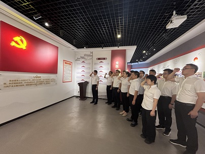 商南公司结合党支部发展“赓续红色血脉，砥砺奋进征程——庆祝中国共产党成立104周年”主题党日活动
